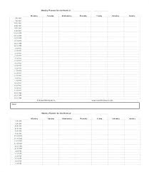 Editable Daily Schedule Template Arcgerontology Info