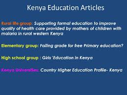 Kenya schools     Page    sample essay setup
