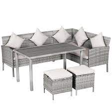 outdoor furniture sets pe rattan wicker