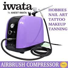 iwata 2 spray airbrush compressor