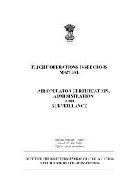 flight operations inspectors manual