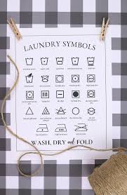 Printable Laundry Symbols Chart Mad In Crafts