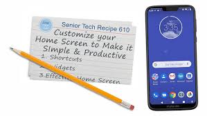 Customize your Android Home Screen to Make it Simple & Productive | Senior  Tech Club gambar png