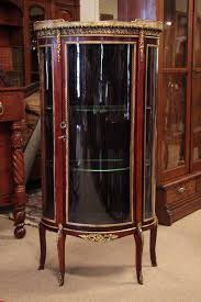 Horner Ny French Curved Glass Curio