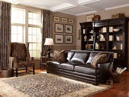 dark brown leather sofa photos
