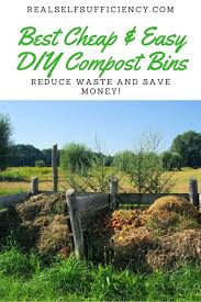 Diy Compost Bins Reduce Waste