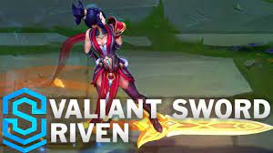 Valiant Sword Riven Skin Spotlight - League of Legends - YouTube