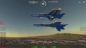 blue angels aerobatic flight simulator