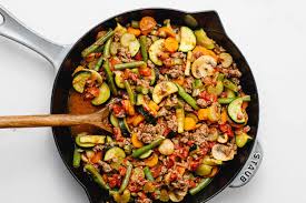 ground beef and vegetables recipe