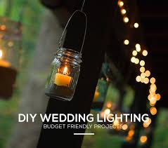 unique weekend diy wedding lighting