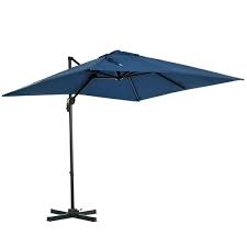 Blue Offset Patio Umbrella
