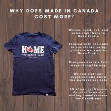 Girl, we'd love to cheer you on by featuring you on our socials. My Home Apparel Why Does Made In Canada Cost More Facebook
