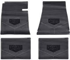 nova ss black vinyl floor mat set