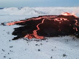 chasing the lava flow in iceland the