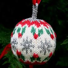 Christmas Balls A Free Knitting Pattern Pdf Two Strands