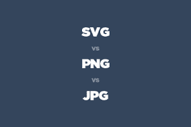 svg vs png vs jpg image format pros