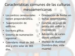 cultura mesoamericana resumen y