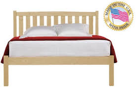 Solid Maple Wood Platform Bed Frame