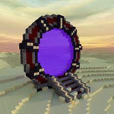 These are commonly used for afk players in multiplayer to avoid getting kicked off the server. I Built A Stargate Themed Nether Portal By U Trydar Amazing Minecraft Minecraft Statues Minecraft Designs