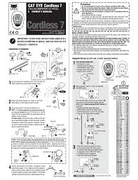 Cateye Cc Fr7cl Owners Manual Manualzz Com