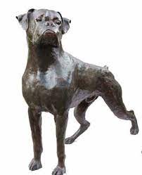 Dog Sculpture Boxer Dogs Art