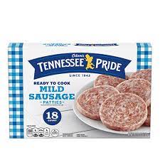 fresh cooked breakfast sausage links