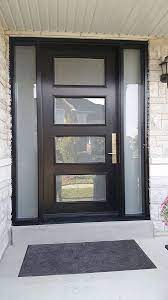 modern exterior door with multi point