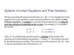 Equations Linear Equations Quadratics