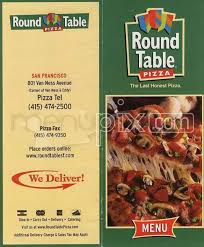 menu of round table pizza glendale az