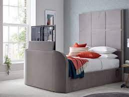 Somerton Grey Upholstered Tv King Size