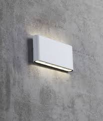 white led slim exterior wall light