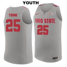 The buckeyes are a member of the big ten conference. Kyle Young No 25 Nike Osu Buckeyes Stitched Authentic Youth Gray College Basketball Jersey Ohio State Basketball Store