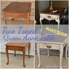 Queen Anne End Table Makeover
