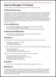 Facilities   Operations Manager CV