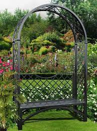 Weatherproof Metal Arbour Seats Ideal