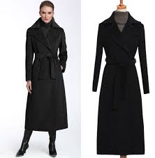 Coats For Women Long Black Coat