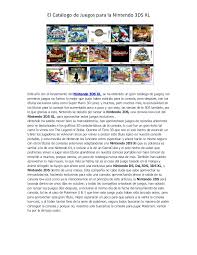 5th jul 2018 (na) blockform new 3ds. El Catalogo De Juegos Para La Nintendo 3ds Xl