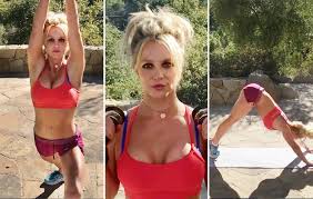 watch britney spears get a triceps workout in new exercise video
