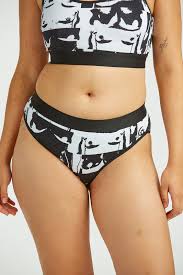 L.E. Cora Bikini Pant: ORGANIC COTTON & BAMBOO MIX - Baring All – Lucy & Yak