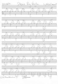 Stevie Ray Vaughan Drum Chart