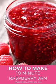 10 minute raspberry jam recipe