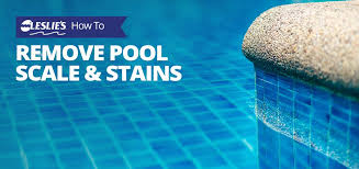 how to remove pool scale and stains