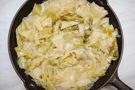 southern fried cabbage with soul food
