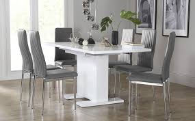 Fancy a modern dining table and chairs set to update the focus of your dining area? White Dining Table And Chairs Efistu Com