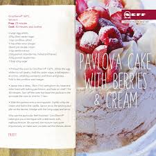 This Neff Recipe For Pavlova With Berries And Cream Is Great