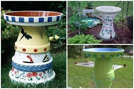 See more ideas about bird bath, bird bath fountain, garden projects. 10 Simple Diy Flower Pot Bird Bath Ideas Garden Lovers Club