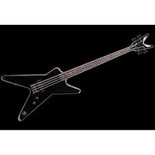 Dean Mlm Metalman Series 4 String Bass Guitar Explorer Style