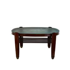 Danish Etched Glass Coffee Table Two