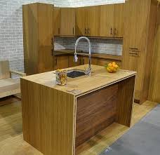 kitchen cabinets made of bamboo plywood