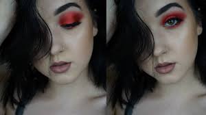 red eyeshadow tutorial brenna neal